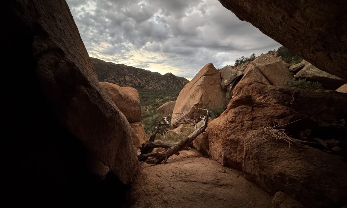 Dharma Treasure cave view